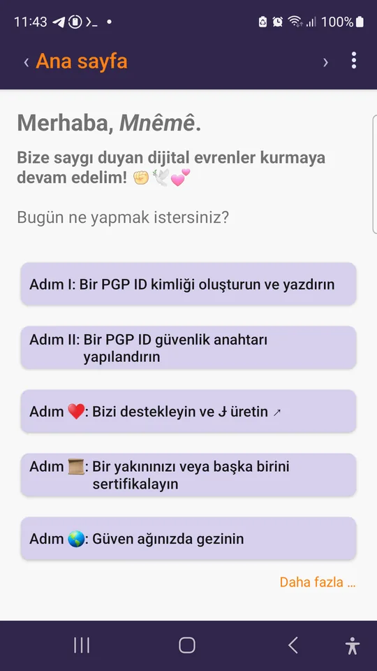 Bir kimliğe hayat vermek: başlangıç yeri ve anı.